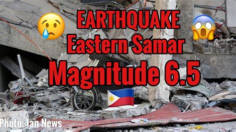 tacloban earthquake|Magnitude 6.1 earthquake hits Eastern Samar .